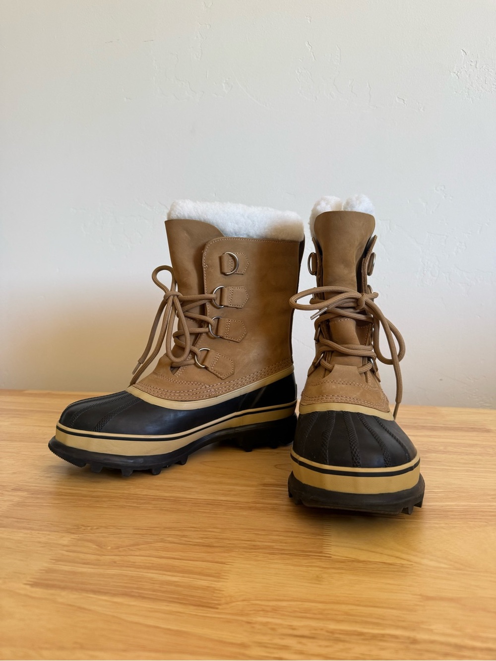 Sorel Caribou Waterproof Winter Snow Boots Camel Tan Women’s Size 7 - Picture 2 of 10